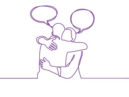 Relationships line drawing