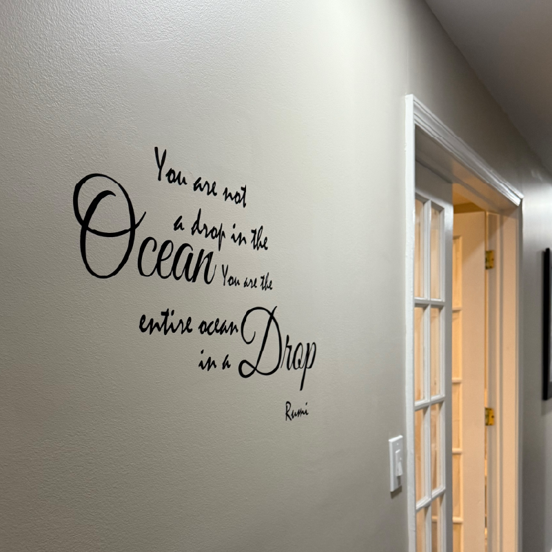 Rumi drop in the ocean quote