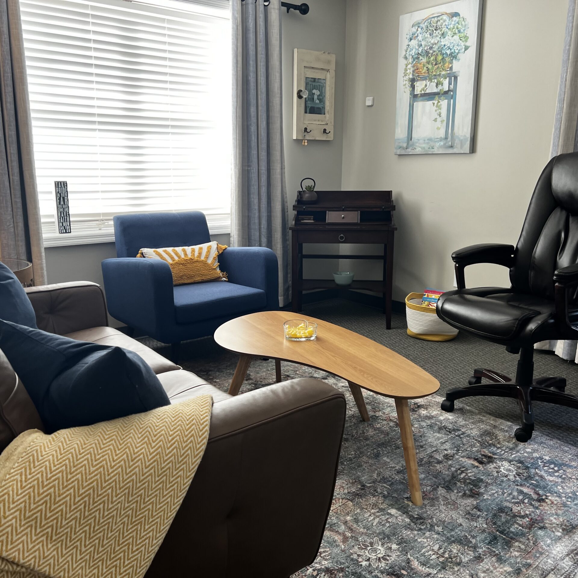 a home-like therapy office